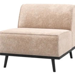 Woood 1-zits Element Statement Chenille Velvet Naturel Best