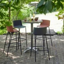 Woood Bartafel Jeppe Verstelbaar Tuin Aluminium Bruin/grijs Discount