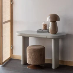 Woood Bureau/sidetable Mael Fineer Dust Outlet