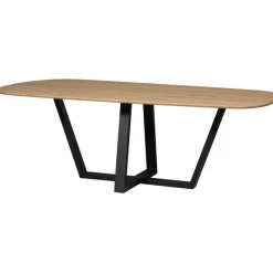 Woood Eettafel Tablo Organisch Dl 220x100cm Transparant