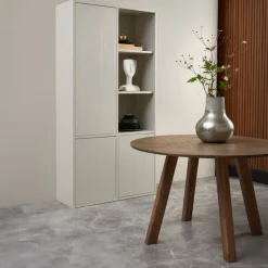 Woood Eettafel Tablo Rond Dl O120cm Cashmere Brown