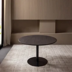 Woood Eettafel Tablo Rond Vl O120cm Mystic Brown