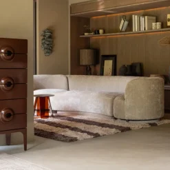 Woood Ladekast Merge 6 Lades Hout Bruin/Rood Discount