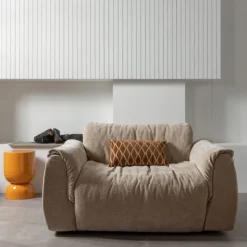Woood Loveseat Baggy 3d Chenille Zand Sale