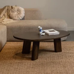 Woood Salontafel Roundly Walnoot