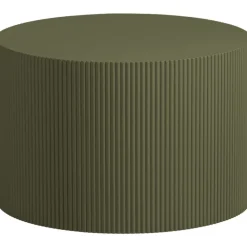 Woood Sanne Bijzettafel Rond Militair Groen Sale
