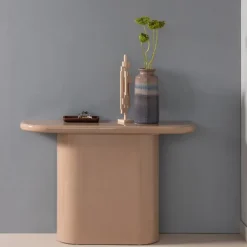 Woood Sidetable Nocta Hout Hoogglans Lichtroze