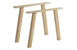 Woood Tablo A-Poot Eiken Set van 2 Eikenhout