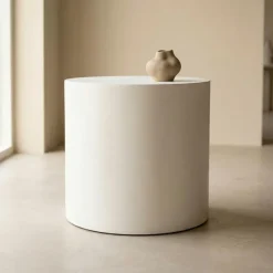 Giga Meubel Zuil Samos Wit Rond 95 x 90cm - Best