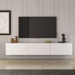 Arabic House Zwevend Tv-meubel West 150cm Wit Clearance